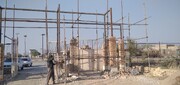 آغاز نصب سردر جدید محوطه تاریخی گندی‌شاپور و ایوان کرخه