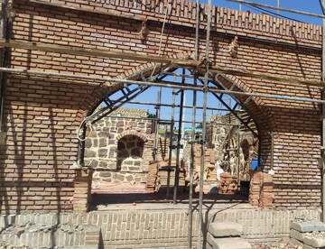 ساماندهی و احیای حجره ضلع غربی کاروانسرای شاه‌عباسی آوج