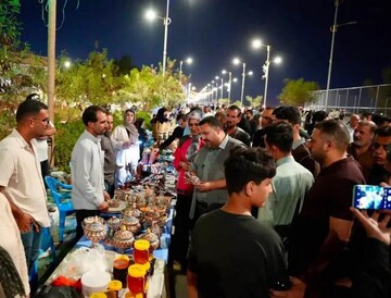 برگزاری پنجاه‌ و چهارمین و پنجاه‌ و پنجمین نمایشگاه صنایع‌دستی ایلام در شهر کوت عراق