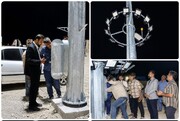 برج نوری در هامونک ادیمی نصب شد