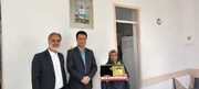 دیدار رئیس اداره میراث‌فرهنگی قاینات با خانواده‌های معزز شهدا