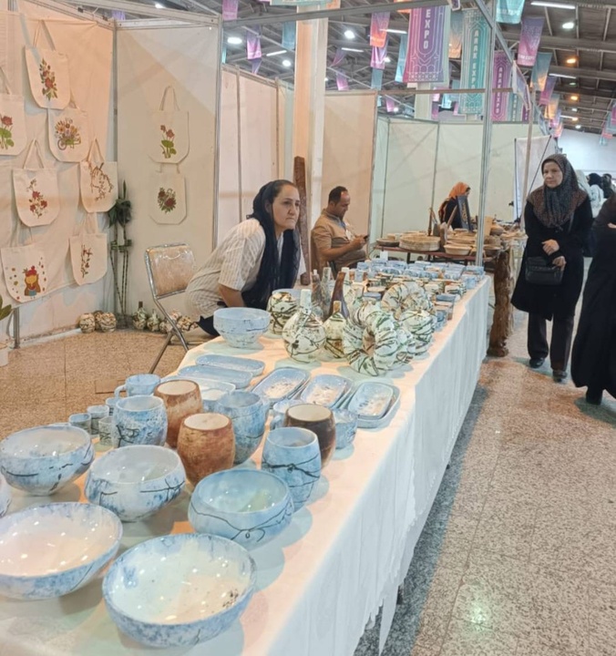 حضور هنرمندان مازندرانی در پانزدهمین نمایشگاه سراسری صنایع‌دستی استان مرکزی