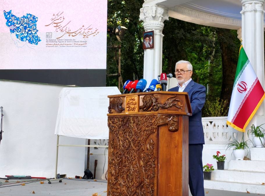 دارابی در پنجمین آیین ملی نکوداشت چهره‌های ماندگار میراث‌فرهنگی: