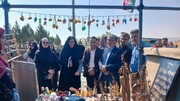 حضور هنرمندان صنایع‌دستی شازند در نمایشگاه توانمندی‌های بانوان روستایی بخش سربند