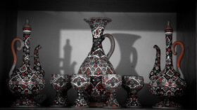 وقتی رنگ و هنر بر سفال جان می‌گیرند/ روایت تصویری از کارگاه میناکاری در کرمانشاه
