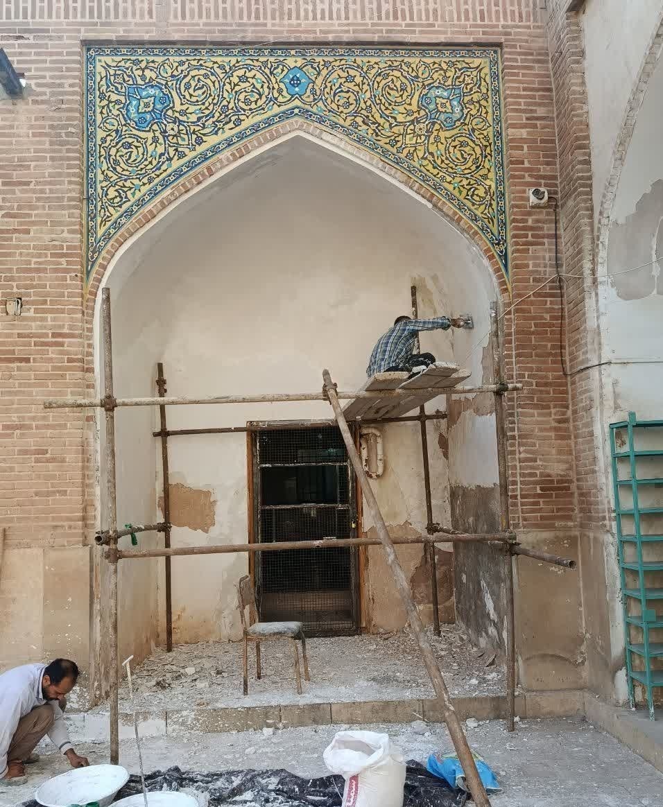 آغاز عملیات مرمت مسجد جامع تاریخی کلات