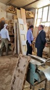 بررسی میدانی کارگاه‌های صنایع‌دستی متقاضی تسهیلات در شهرستان سرایان