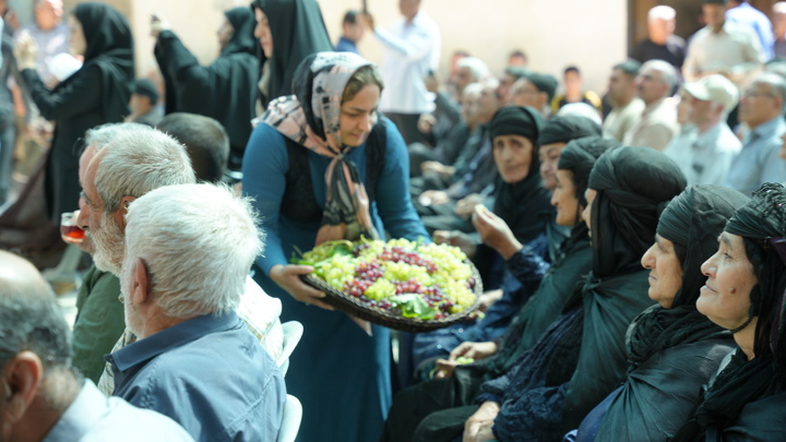 آیین شکرگذاری «نذر بن‌دار» روستای کرمبست کرمانشاه برگزار شد