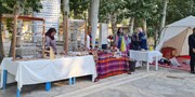 برپایی نمایشگاه صنایع‌دستی شهرستان صحنه در اردوی سراسری هلال‌احمر