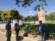 بررسی عملیات اجرای نرده پیرامونی آرامگاه حیقوق نبی(ع) تویسرکان