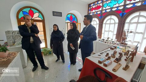 بازدید معاون وزیر میراث‌فرهنگی از خانه هنرهای سنتی و صنایع‌دستی آذربایجان غربی