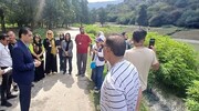 بازدید راهنمایان گردشگری گلستان و مازندران از جاذبه‌های بندرگز