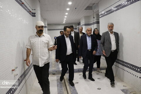 بازدید وزیر میراث فرهنگی از پروژه های شبستر(1)