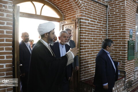بازدید وزیر میراث فرهنگی از پروژه های شبستر(2)