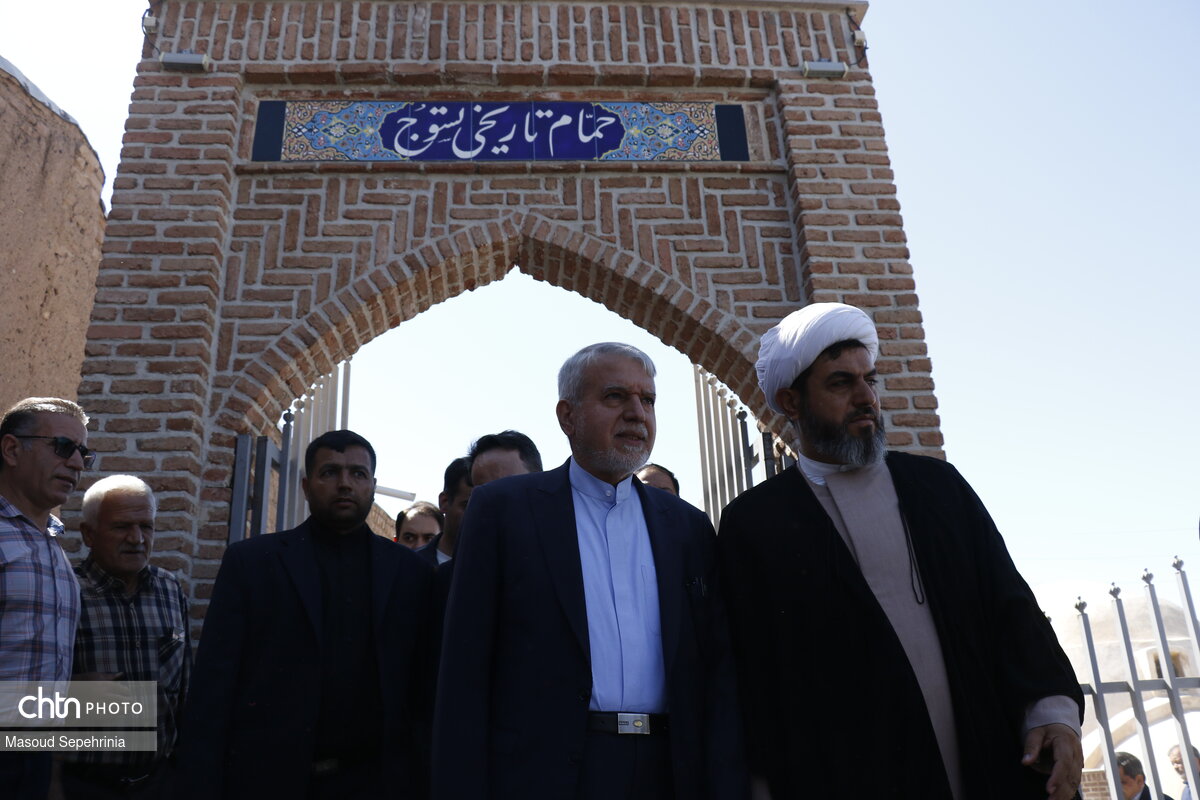 بازدید وزیر میراث فرهنگی از پروژه های شبستر