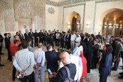 بازدید سفرا و دیپلمات‌های خارجی از بازار تاریخی و مسجد جامع ارومیه