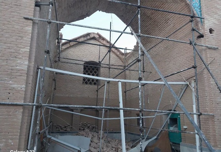 آغاز عملیات مرمتی مسجد تاریخی حاجی جلال کاشمر