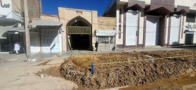 عملیات مرمت و سامان‌دهی بازارچه سرپوش زاهدان آغاز شد