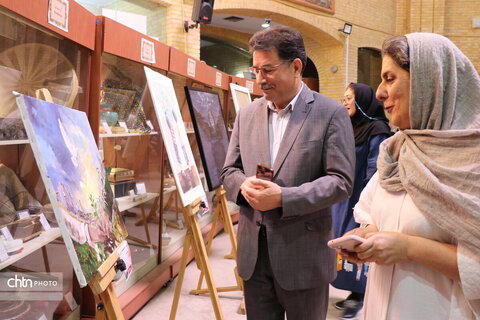 نمایشگاه هنری «هنر، زبان مشترک صلح» افتتاح شد