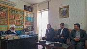 دیدار مسئولان اداره‌کل میراث‌فرهنگی استان یزد با امام جمعه یزد