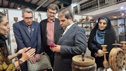 از نقش خیال تا عطر نان؛ بازدید معاون استاندار یزد از جلوه‌های هنر و فرهنگ ایرانی