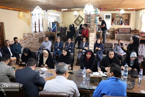 نشست خبری مدیرکل میراث‌فرهنگی در اسفراین