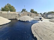 اجرای عملیات مرمتی در مسجد جامع تاریخی نیشابور