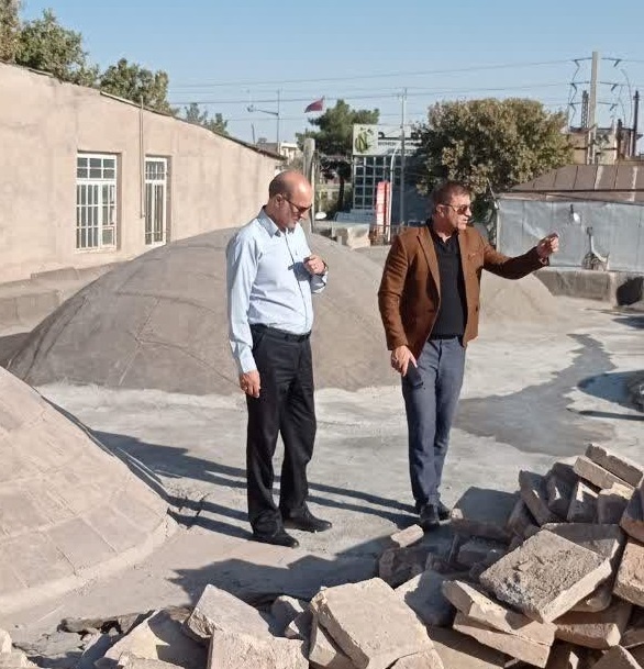 اجرای عملیات مرمتی در مسجد جامع تاریخی نیشابور