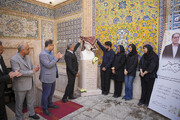 رونمایی از سردیس زنده‌یاد ودیعتی موسس موزه سیم و زر کرمان