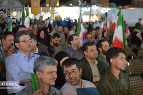 حضور فرمانده و اعضای شورای پایگاه مقاومت بسیج معراج در گردهمایی کارمند انقلابی، میدان‌دار خدمت