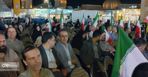 حضور فرمانده و اعضای شورای پایگاه مقاومت بسیج معراج در گردهمایی کارمند انقلابی، میدان‌دار خدمت