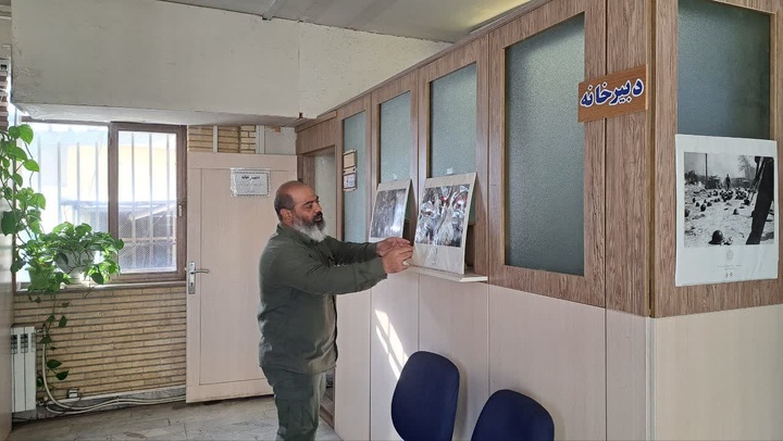 تجلیل از حماسه دفاع مقدس در نمایشگاه عکس اداره‌کل میراث‌فرهنگی زنجان