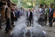 شانزدهمین جشنواره شیره‌پزی مانیزان برگزار شد