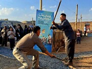 «چوق‌بازی»؛ احیای یک رسم قدیمی در جشنواره گردشگری ابراهیم‌آباد
