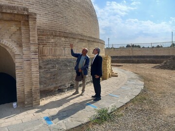 بازدید سرپرست اداره‌کل میراث‌فرهنگی همدان از یخدان میرفتاح
