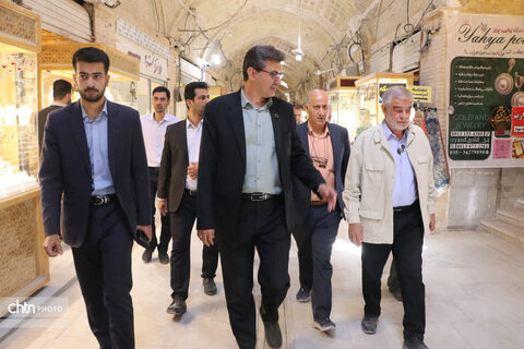 پیگیری میدانی برای تسریع در تکمیل پروژه بازار و مرمت بناهای تاریخی یزد