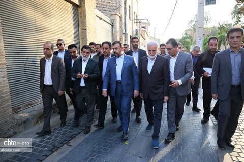 بازدید استاندار فارس از بافت تاریخی شیراز