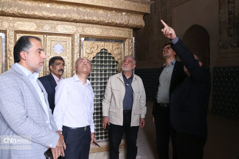 پیگیری تسریع در مرمت بناهای تاریخی بافت یزد در بازدید نماینده مردم