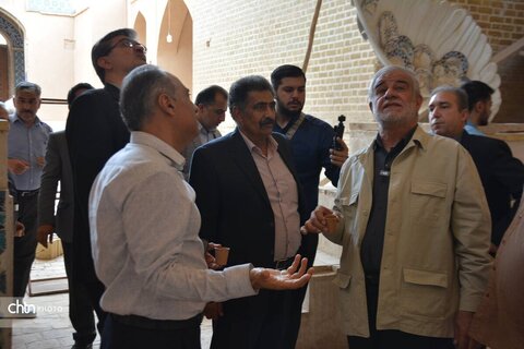 پیگیری تسریع در مرمت بناهای تاریخی بافت یزد در بازدید نماینده مردم