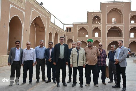 پیگیری تسریع در مرمت بناهای تاریخی بافت یزد در بازدید نماینده مردم