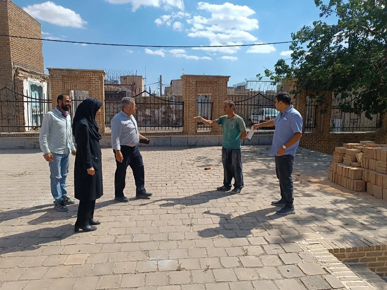 گرمابه تاریخی بلور قزوین در مسیر مرمت و بهره‌برداری/ بازدید مدیرکل میراث‌فرهنگی استان قزوین از روند اجرای پروژه