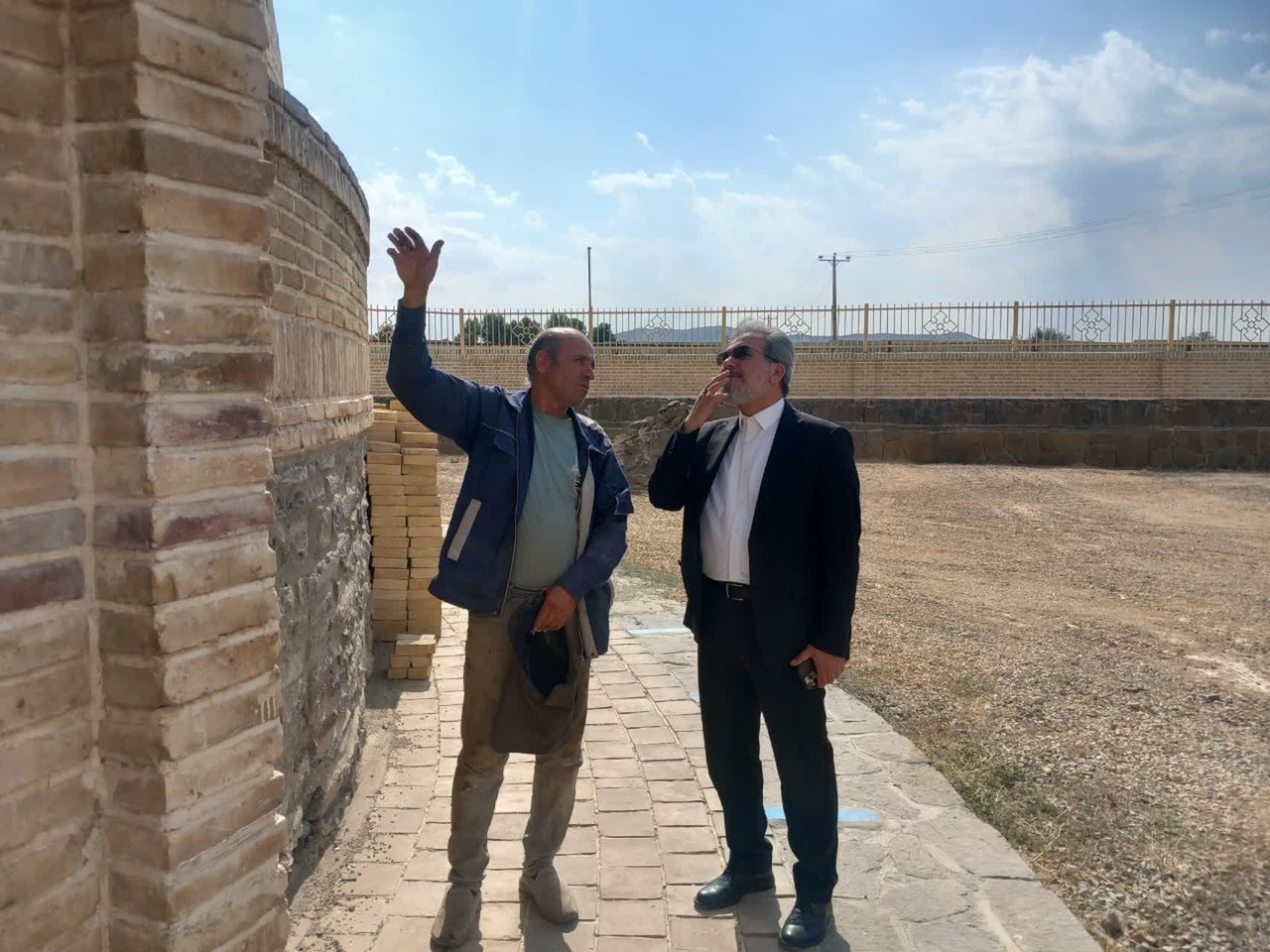 بازدید سرپرست اداره‌کل میراث‌فرهنگی همدان از یخدان میرفتاح