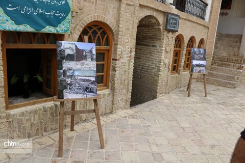 نمایشگاه «ایستاده در غبار»؛ بازخوانی آسیب‌های سیاسی بر میراث ایران در حسینیه جاجرمی بجنورد