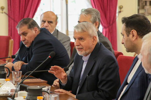صالحی‌امیری در نشست مشترک با رئیس ستاد اجرایی فرمان حضرت امام(ره)