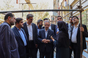 معاون گردشگری کشور از پروژه احیای بازار تاریخی اردکان بازدید کرد