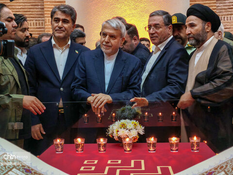 آیین افتتاح بارگاه شمس تبریزی در خوی