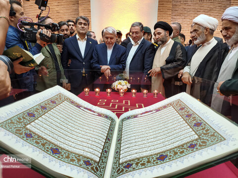 آیین افتتاح بارگاه شمس تبریزی در خوی