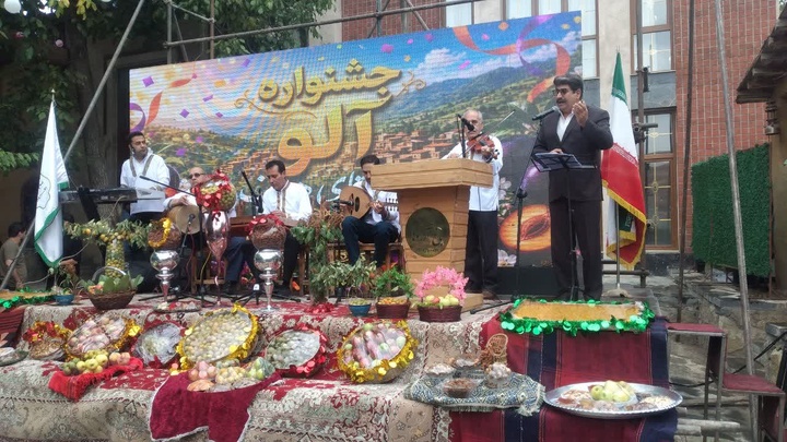 جشنواره آلو در روستای هدف گردشگری ملحمدره برگزار شد 