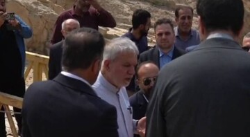 بازدید وزیر میراث فرهنگی از بندر تاریخی سیراف