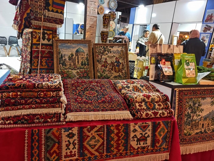 نمایش توانمندی‌های صنایع‌دستی و کشاورزی شهرستان پیشوا در نمایشگاه ملی روستا و عشایر برگزار شد
